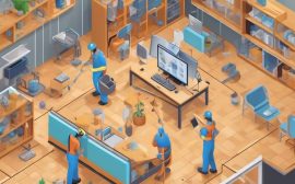 hardwood floor - AI-Powered Floor Care for Remote Workers